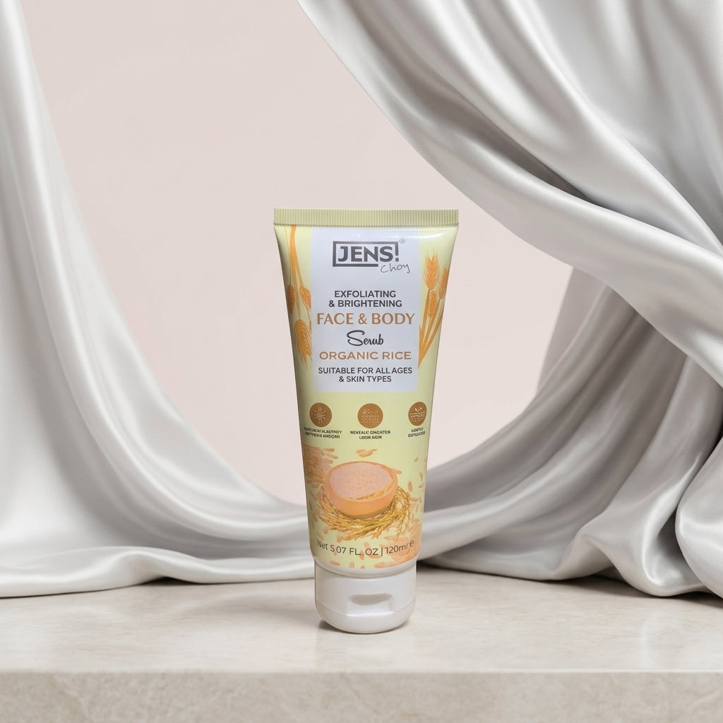Organic Rice Face & Body Scrub - Jens Choy