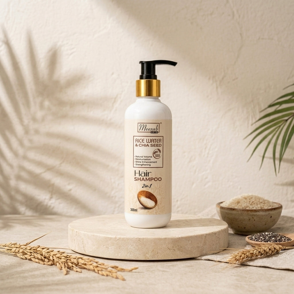 Rice Water & Chia Seed - Hair Shampoo by Meezab Arts