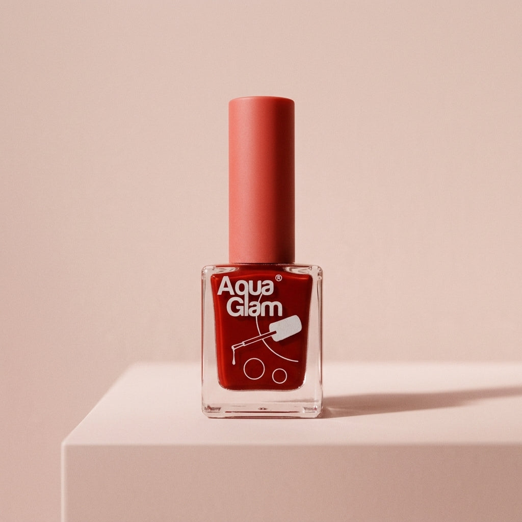 Deep Maroon (20) - Nail Polish by Aqua Glam