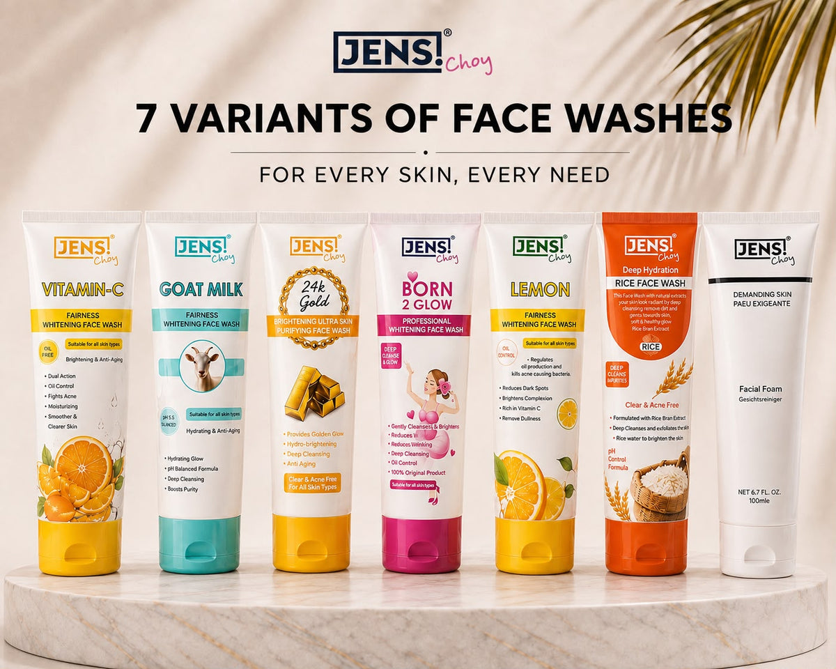 7 Variants Face Wash Collection – Cleansing & Brightening Care
