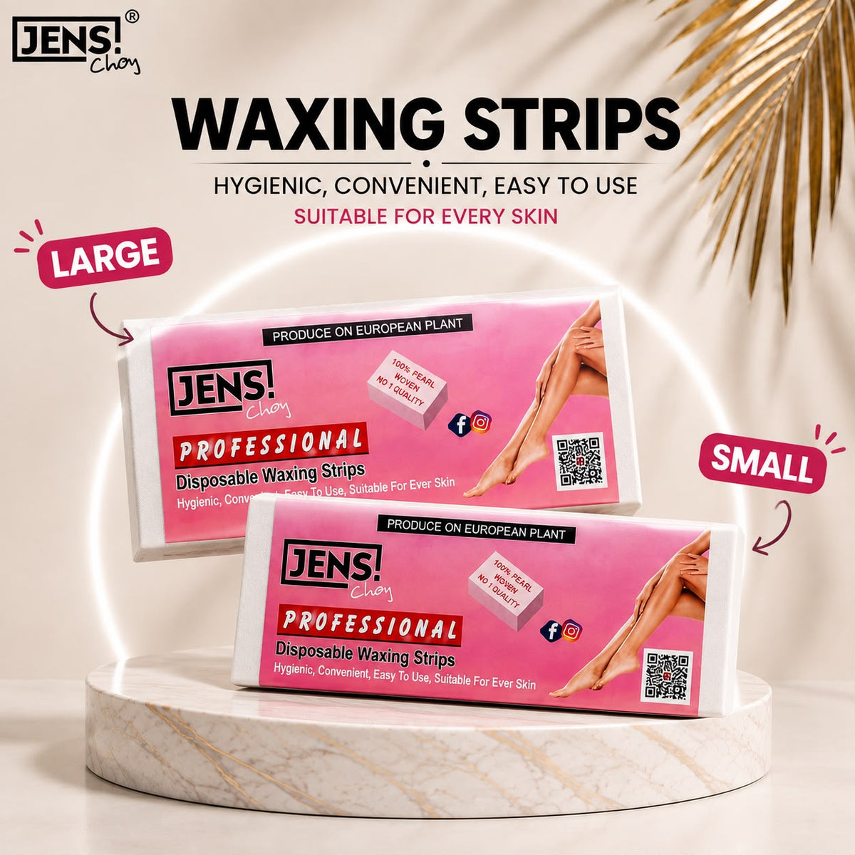 Professional Disposable Waxing Strips – Hygienic & Easy Hair Removal