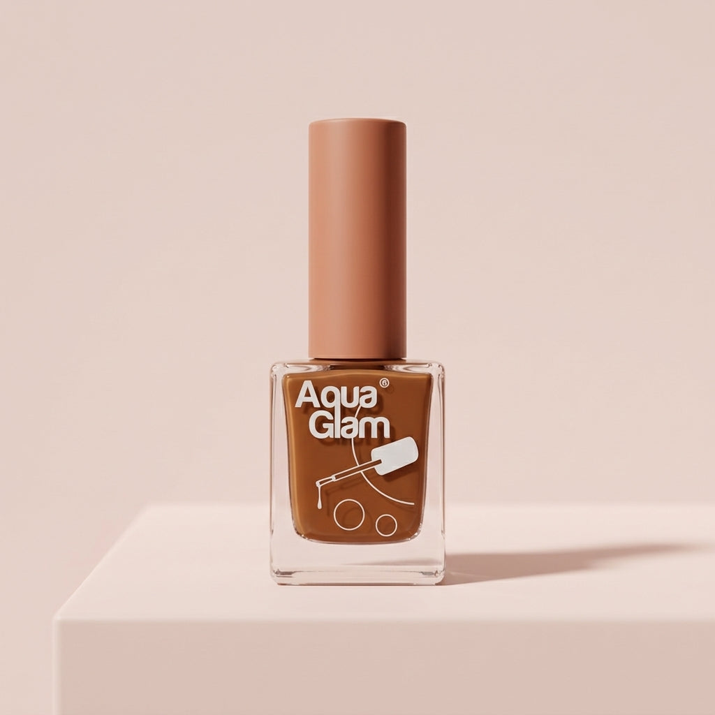 Caramel Brown (02) - Nail Polish by Aqua Glam